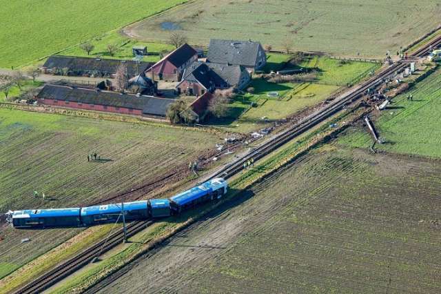 Several injured in Dutch train, truck crash